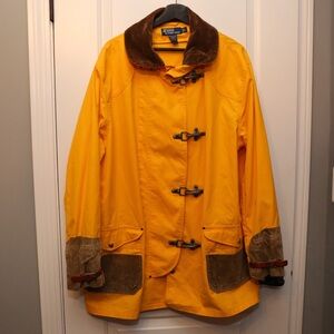 Vintage Polo Ralph Lauren Yellow Fireman Jacket